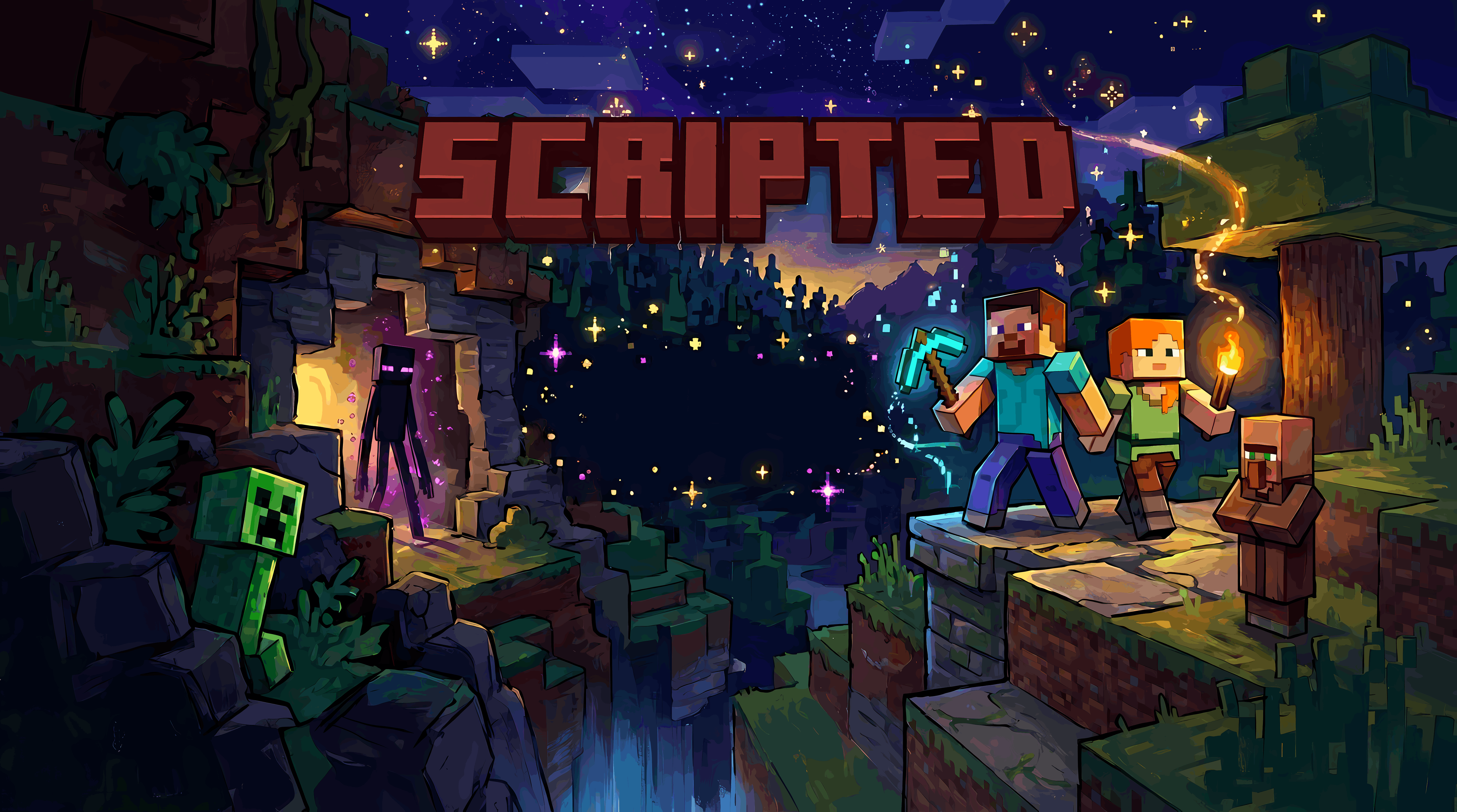 Scripted Hero Background